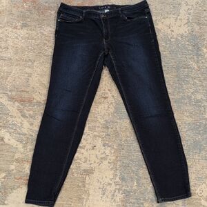 White House Black Market Dark Indigo Skinny Jeans